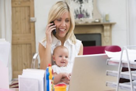 Work from home mum, setting up a home office