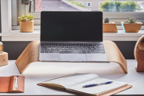 ergonomic work from home set up