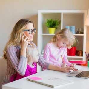 boundaries with kids when working from home