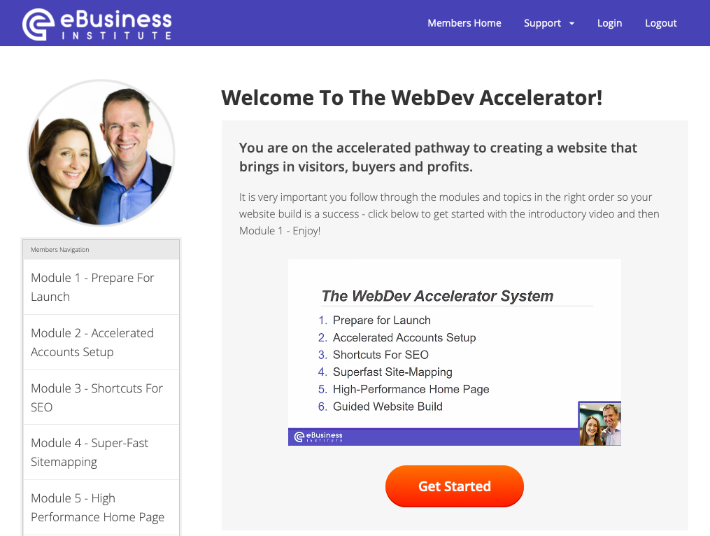 ebusiness institute review webdev accelerator course