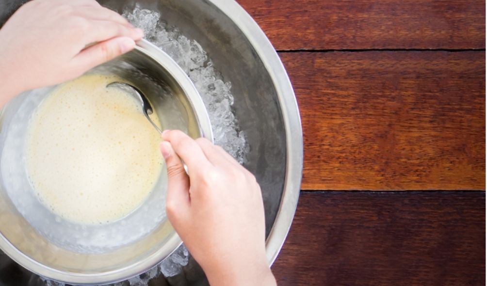 making ice cream at home