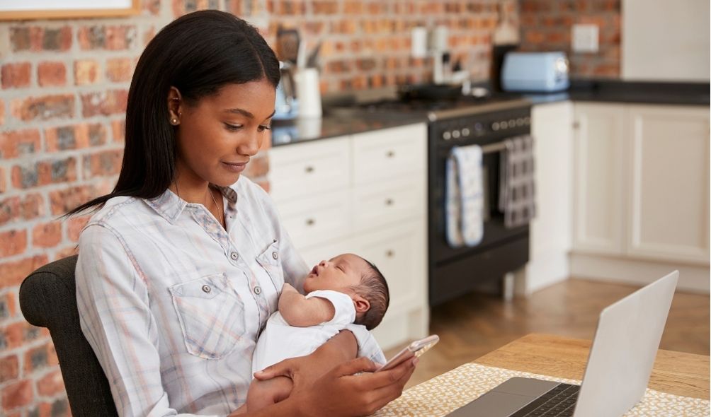 How to work at home with a newborn