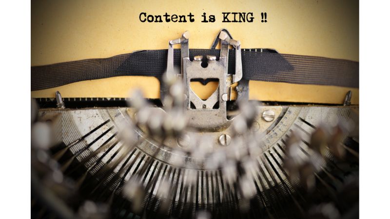 seo website design content is king