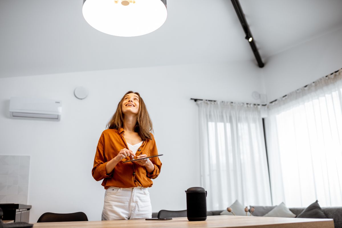 Smart lighting for the work from home mom