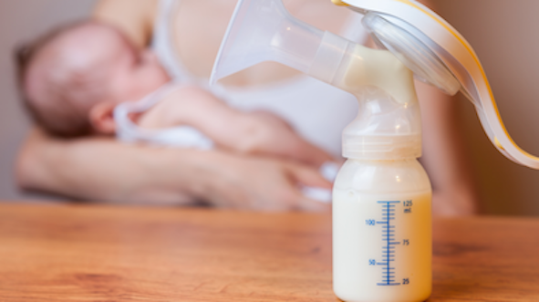 breast pump while working