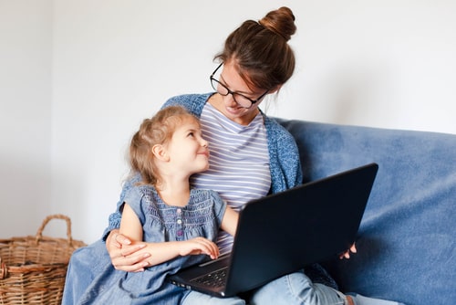 cyber security tips for work at home mums