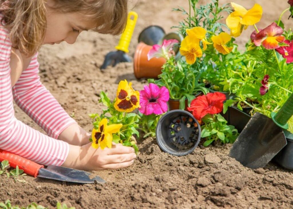 Gardening with kids