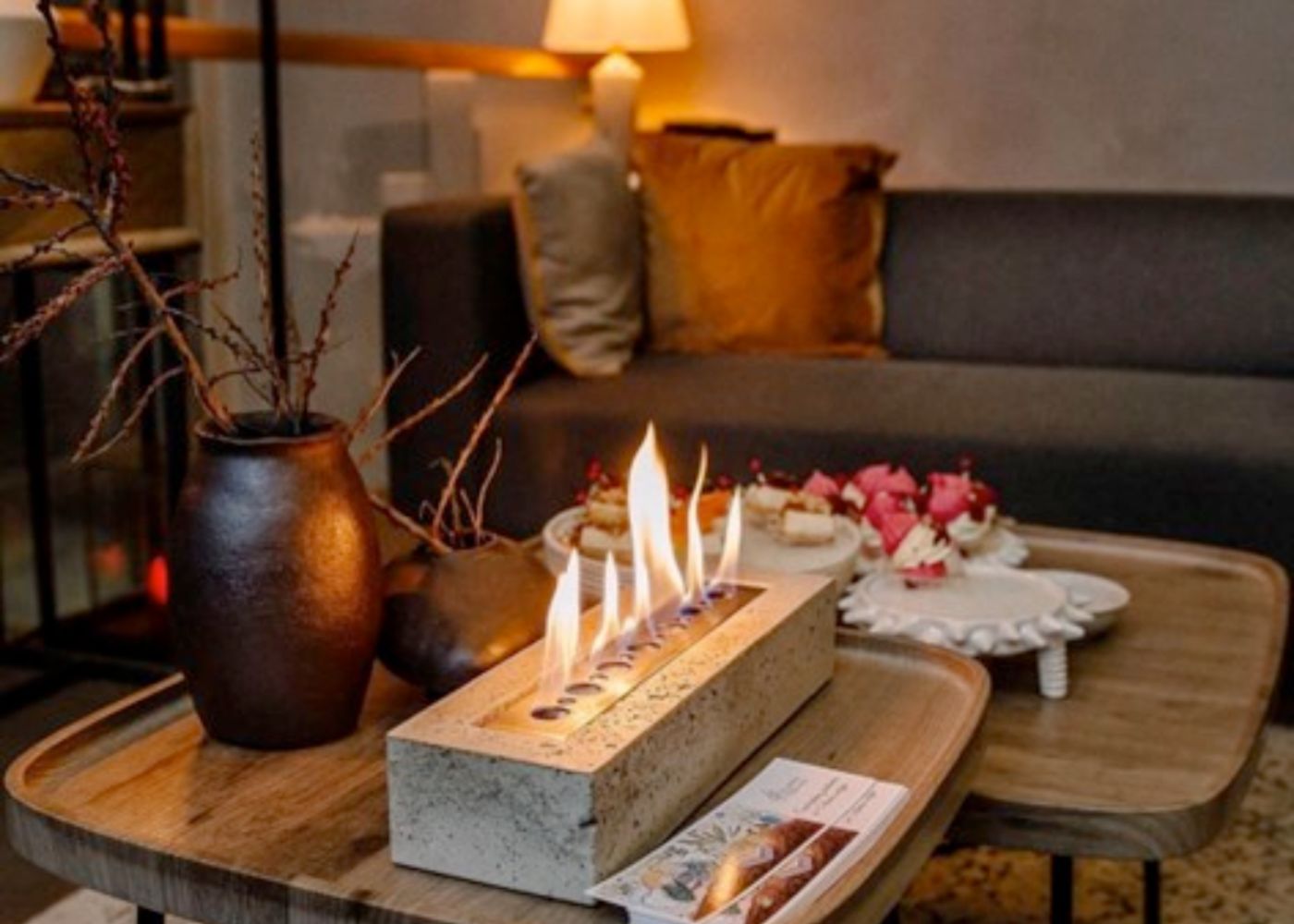 Indoor Fire Pit_creating Hygge Concept for Moms
