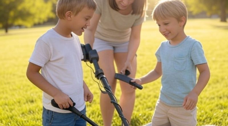 Metal Detecting Family Activity
