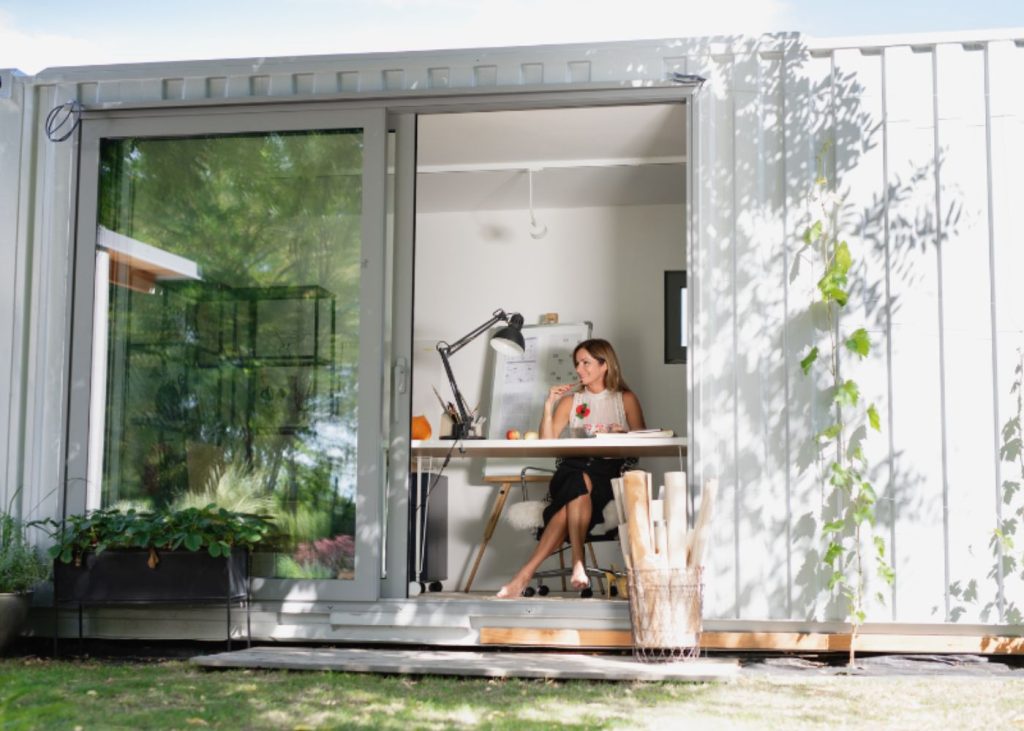 Creating a Modern backyard office