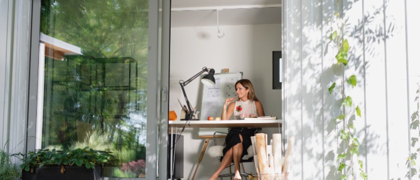 Creating a Modern backyard office