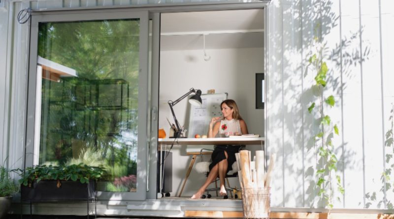 Creating a Modern backyard office